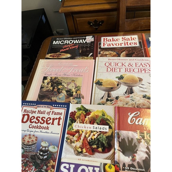 Lot Of 22 Cookbooks Slow Cooker Desserts Meals Recipes Cooking Library Starter! - Picture 7 of 7